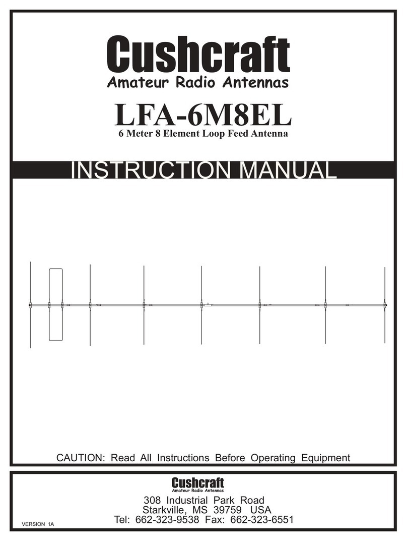 CUSHCRAFT LFA-6M8EL User manual CUSHCRAFT LFA-6M8EL User manual