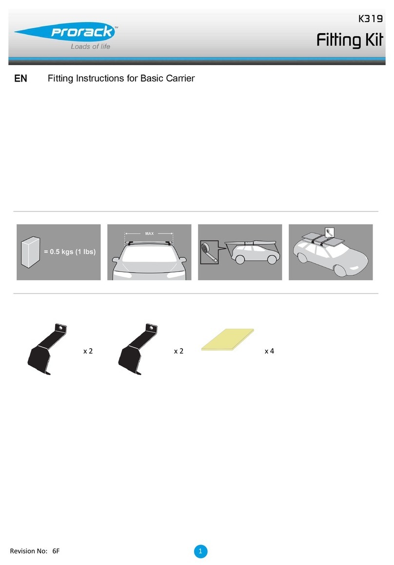 Prorack K319 User manual