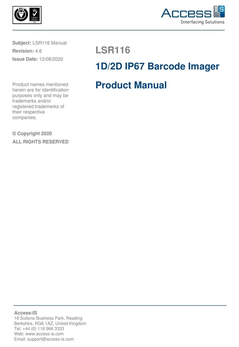 Access Interfacing Solutions LSR110 User manual