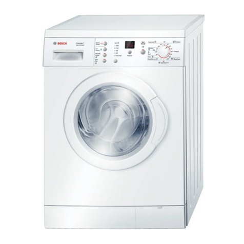 Bosch Classixx 7 WAE28369GB Series Instruction manual and installation instructions Bosch Classixx 7 WAE28369GB Series Instruction manual and installation instructions