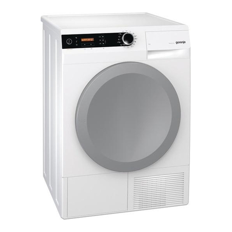 Gorenje D9864E Operating and maintenance manual