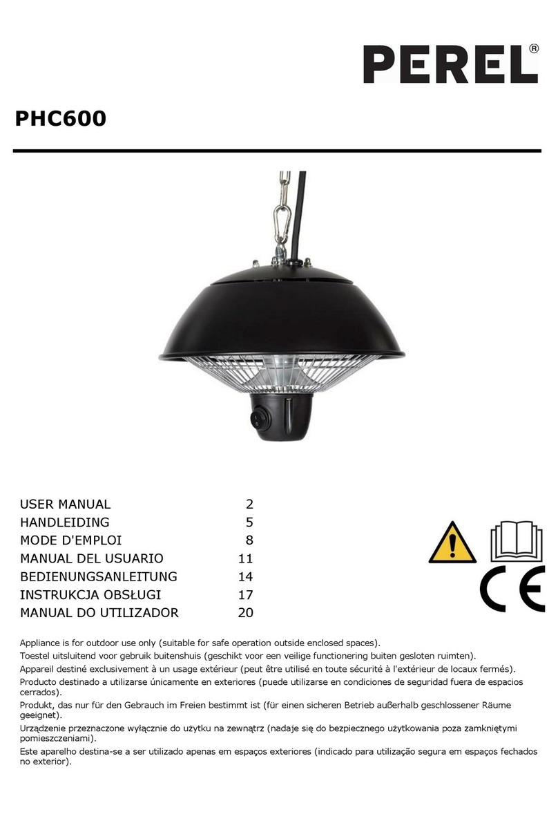 Perel PHC600 User manual Perel PHC600 User manual