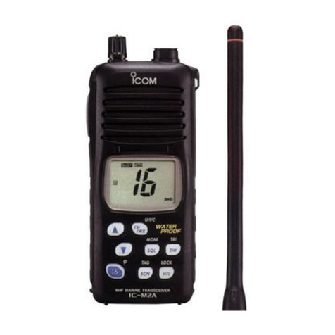 Icom IC-M2A instruction manual