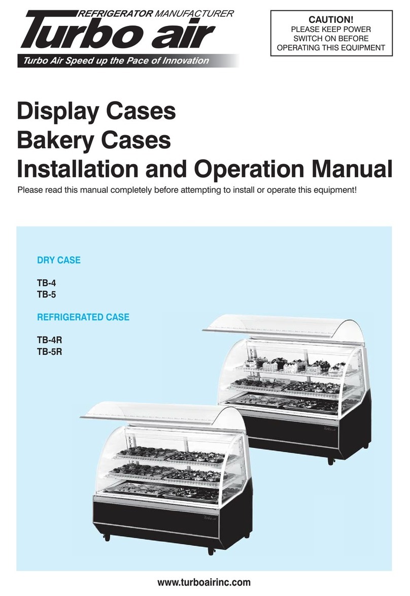 Turboair TB-4 Installation and operation manual