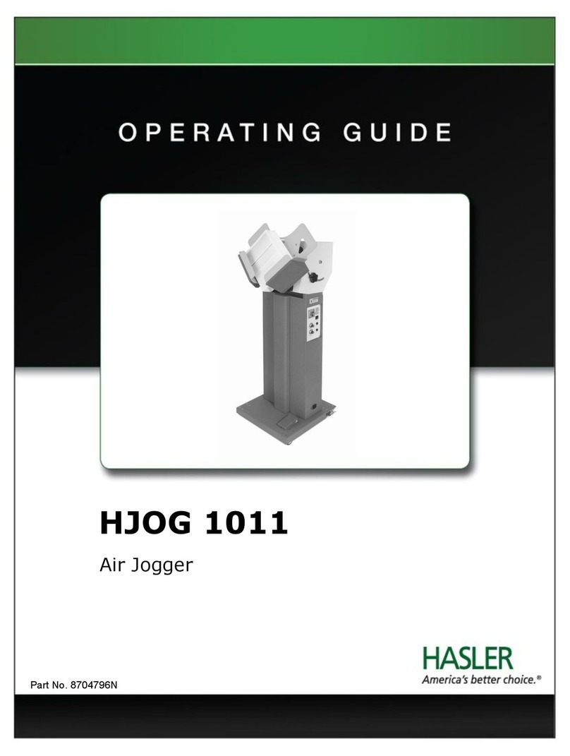 Hasler HJOG1011 operating guide