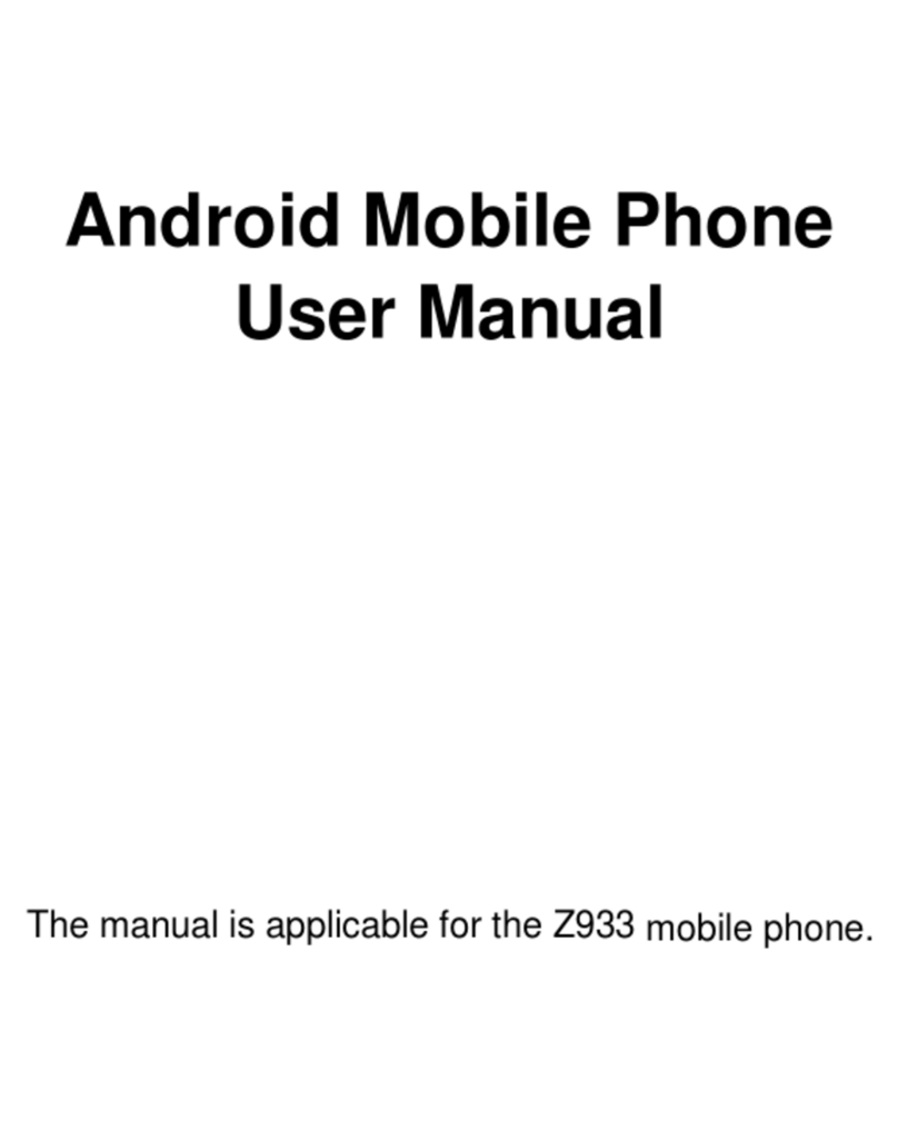 Zte Z933W User manual