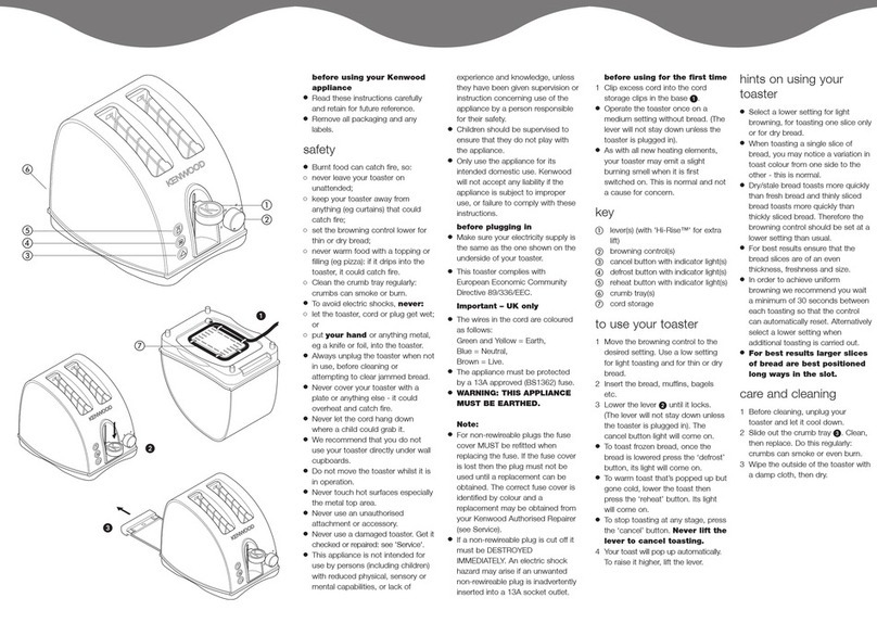 Kenwood TTM404 User manual