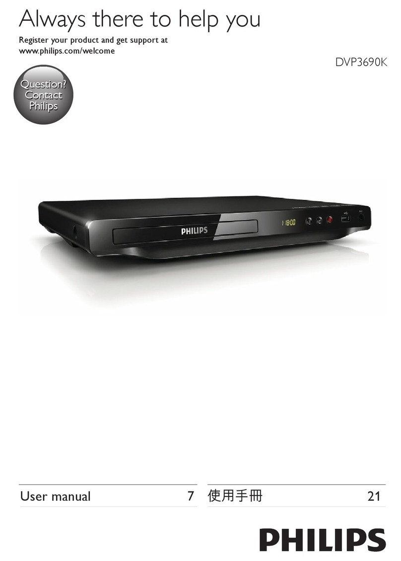 Philips DVP3690K User manual