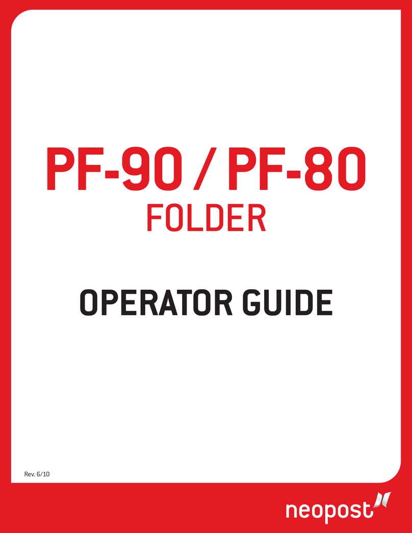 Neopost HF90 Operator's guide