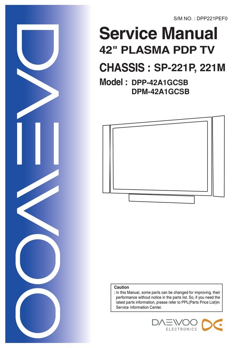 DAEWOO ELECTRONICS DPP-42A1GCSB User manual
