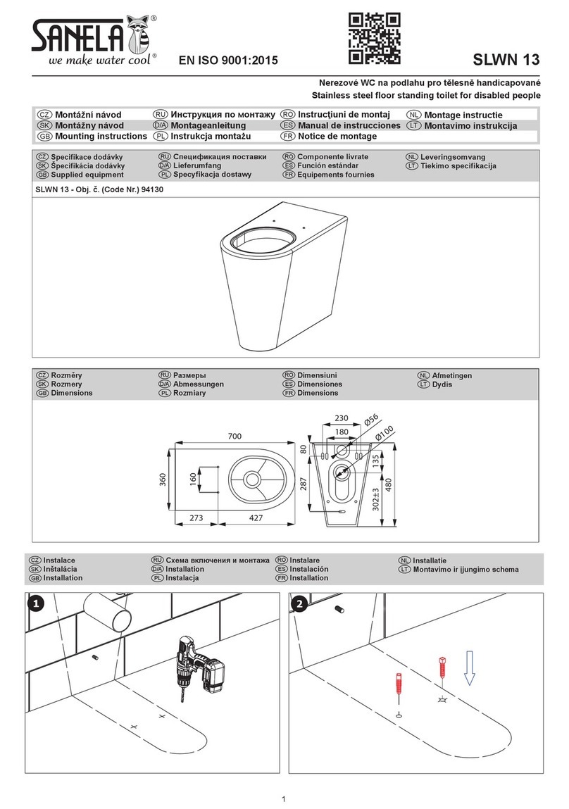 Sanela SLWN 13 Mounting instructions