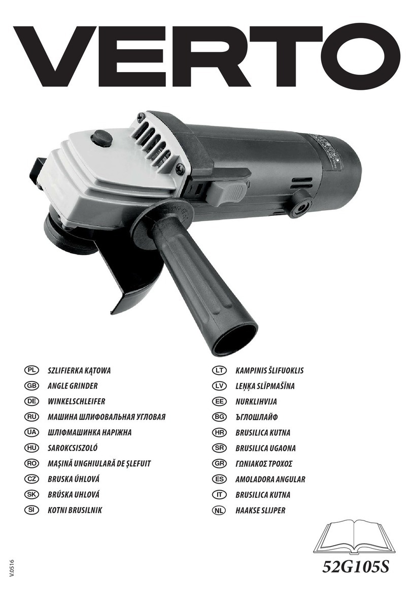 VERTO 52G105 instruction manual