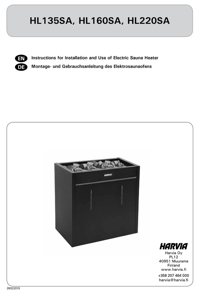 Harvia HL135SA User manual