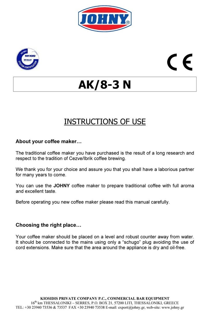 Johny AK/8-3 N instructions