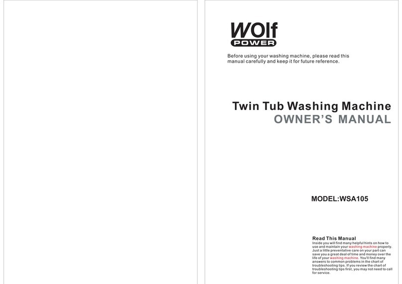 Wolf Power WSA105 owner's manual