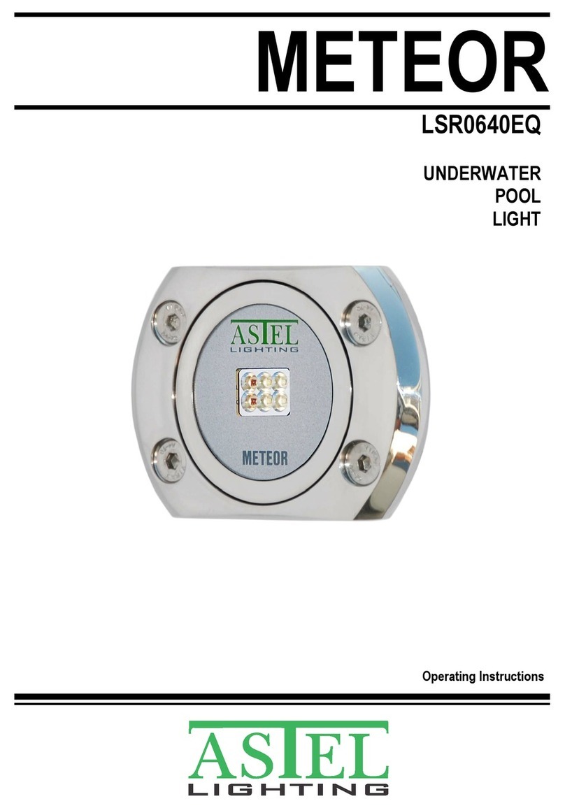 ASTEL LIGHTING METEOR LSR0640EQ Series operating instructions