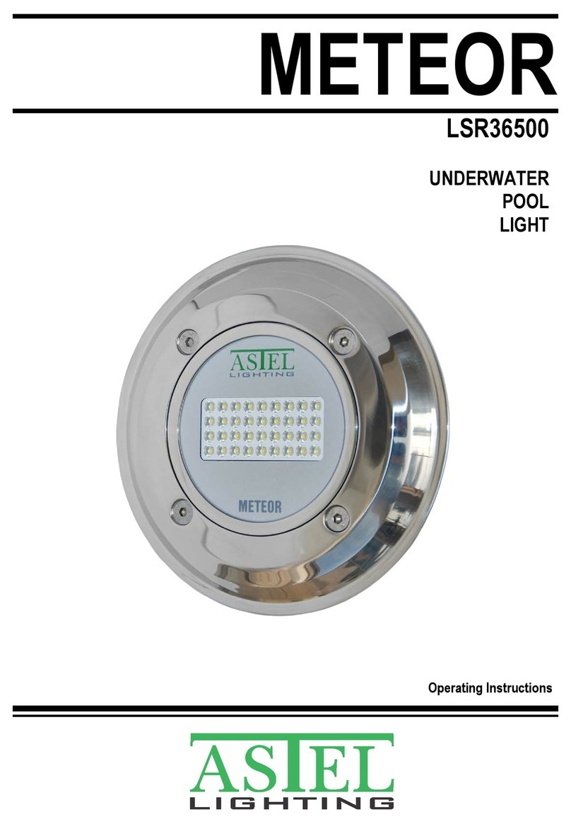 ASTEL LIGHTING METEOR LSR36500 Series operating instructions
