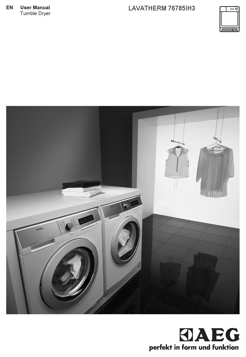 AEG LAVATHERM 76785IH3 User manual