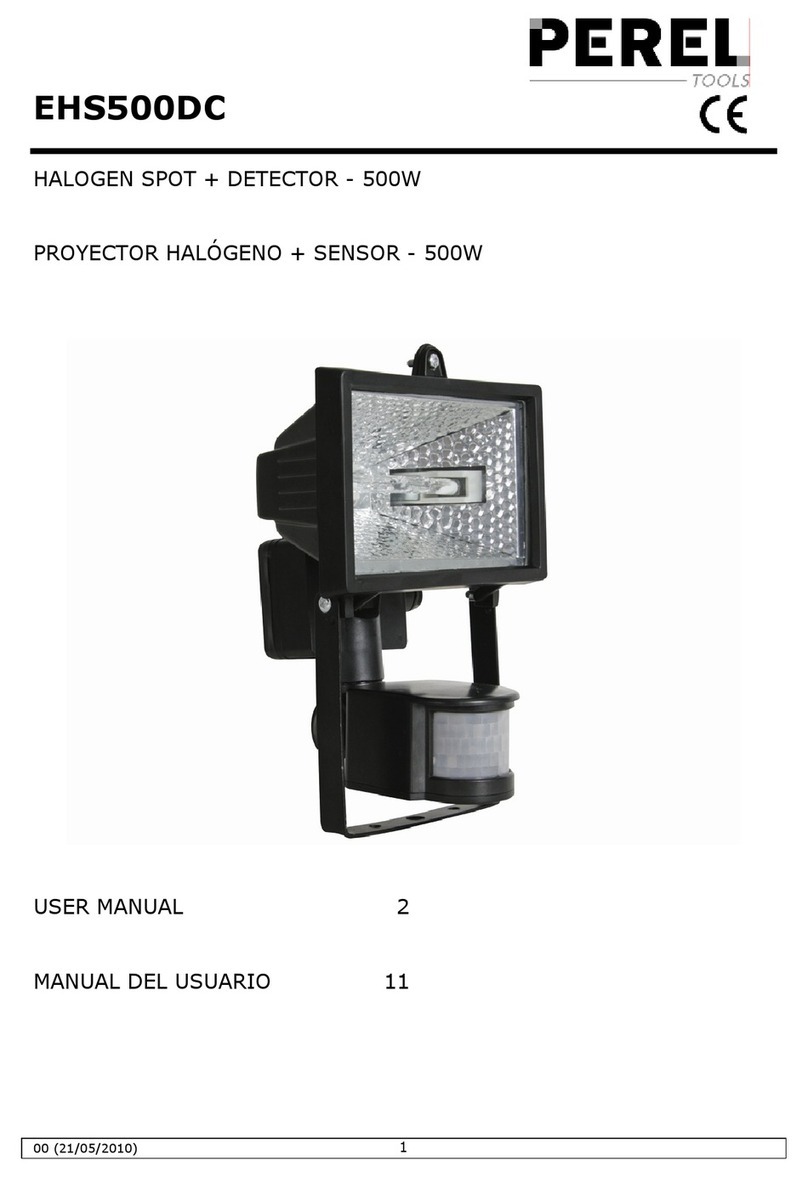 Perel EHS500DC User manual