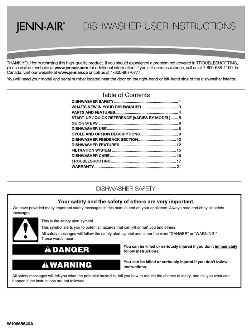 Jenn-Air JDTSS245GX User manual