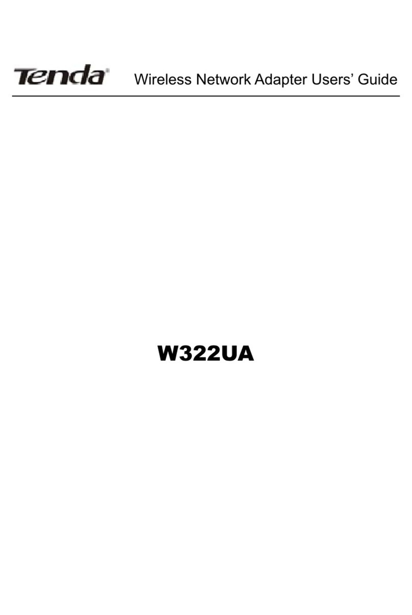 Tenda W322UA User manual