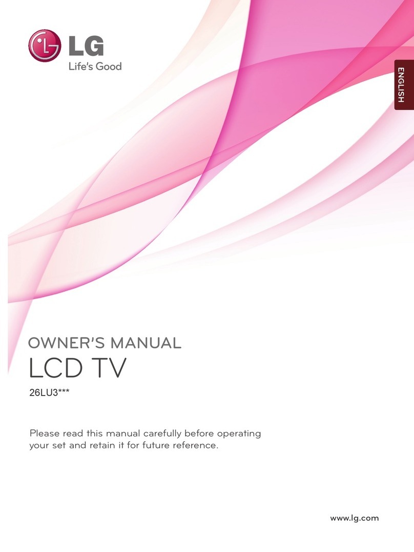 LG 26LU3 Series owner's manual