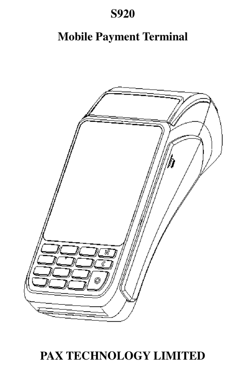 Pax Technology S920 User manual