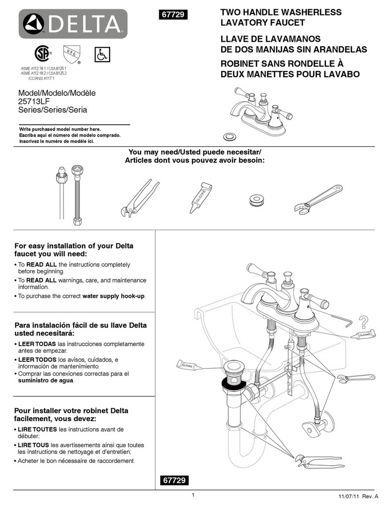 Delta 25713LF User manual