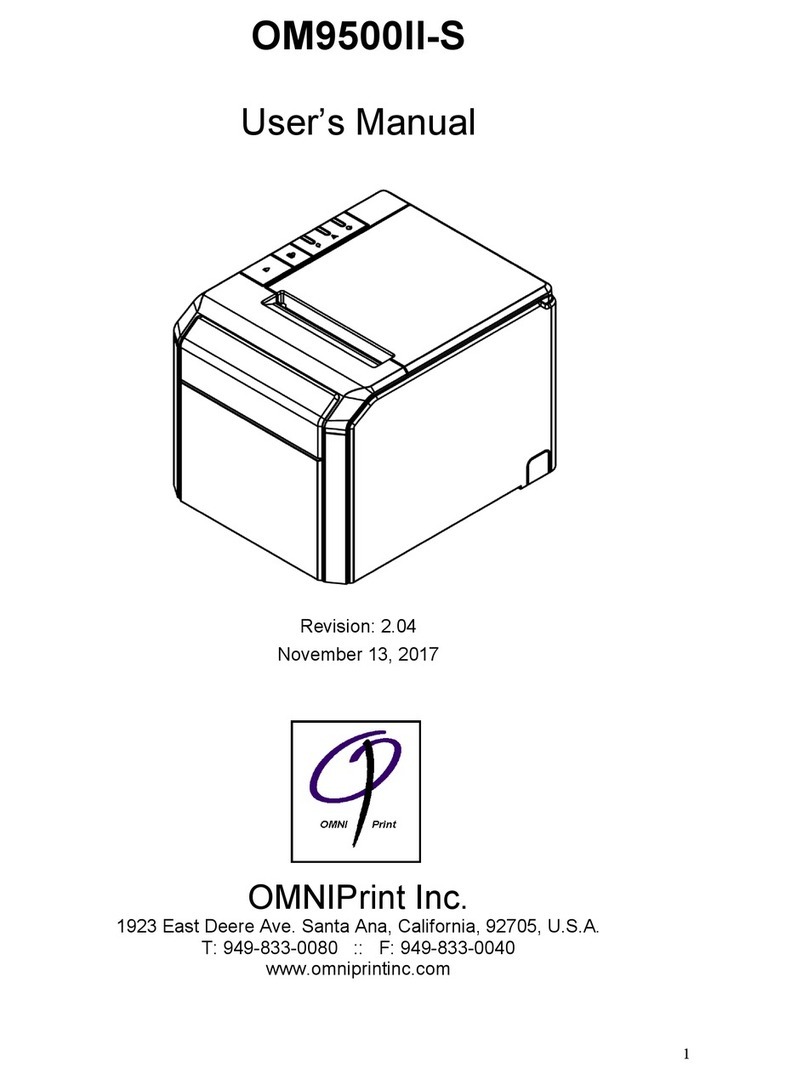 OmniPrint OM9500 User manual