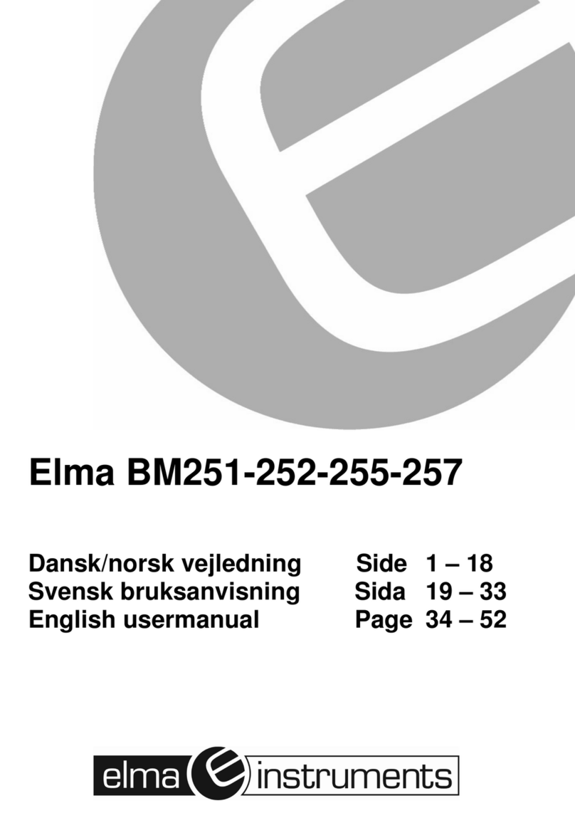 Elma BM251 user manual