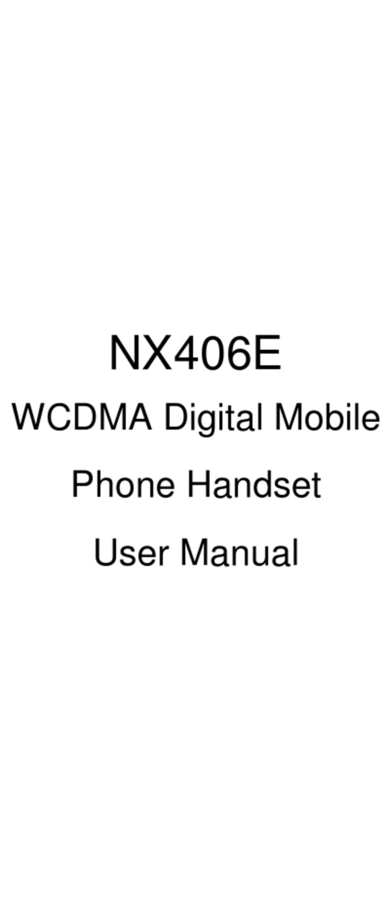 Zte NX406E user manual
