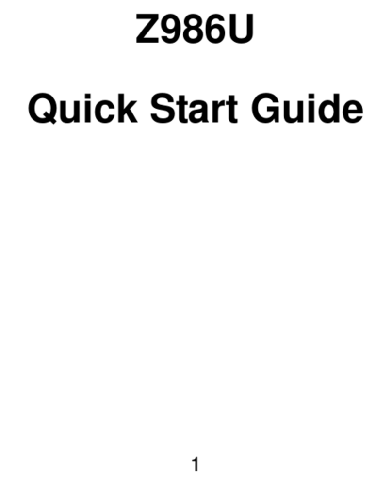 Zte Z986U quick start guide