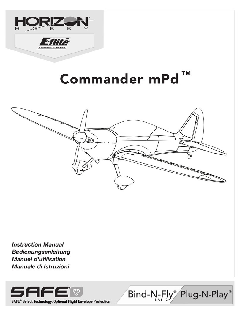 Horizon Hobby E-flite Commander mPd EFL4875 User manual
