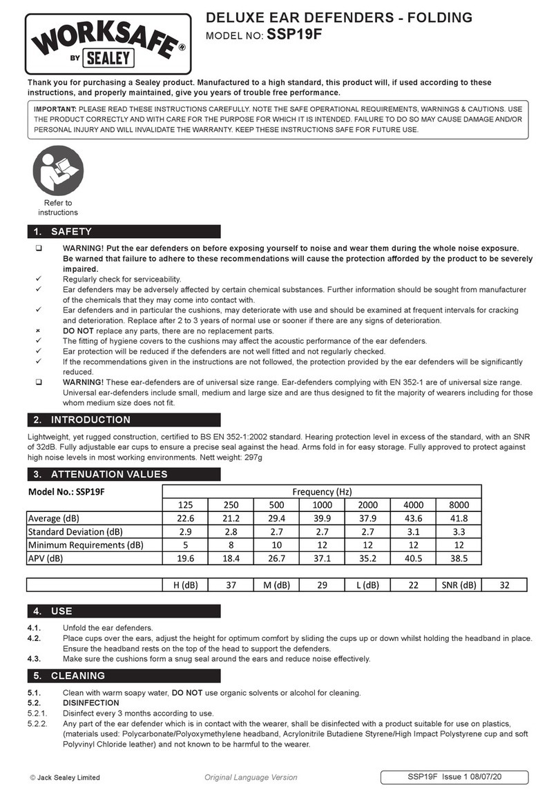 Sealey Worksafe SSP19F User manual