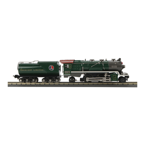 MTHTrains 263E STEAM ENGINE CONTEMPORARY VERSION operating instructions