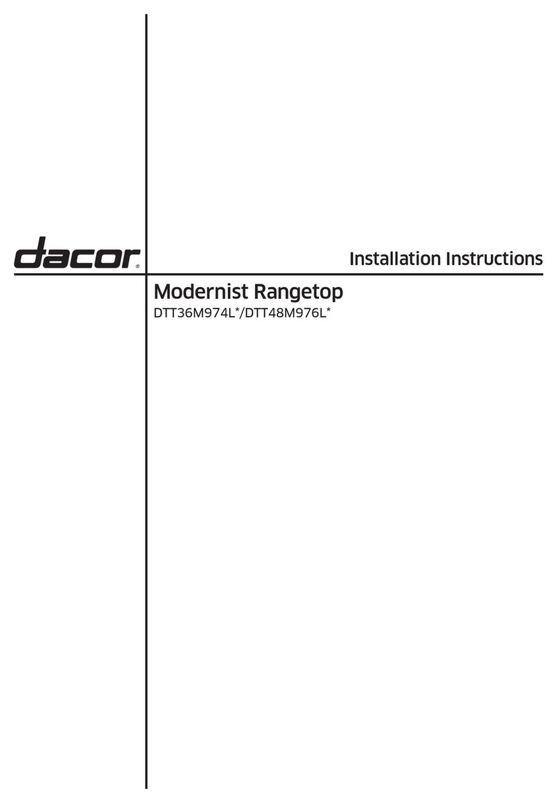 Dacor DTT36M974AM User manual