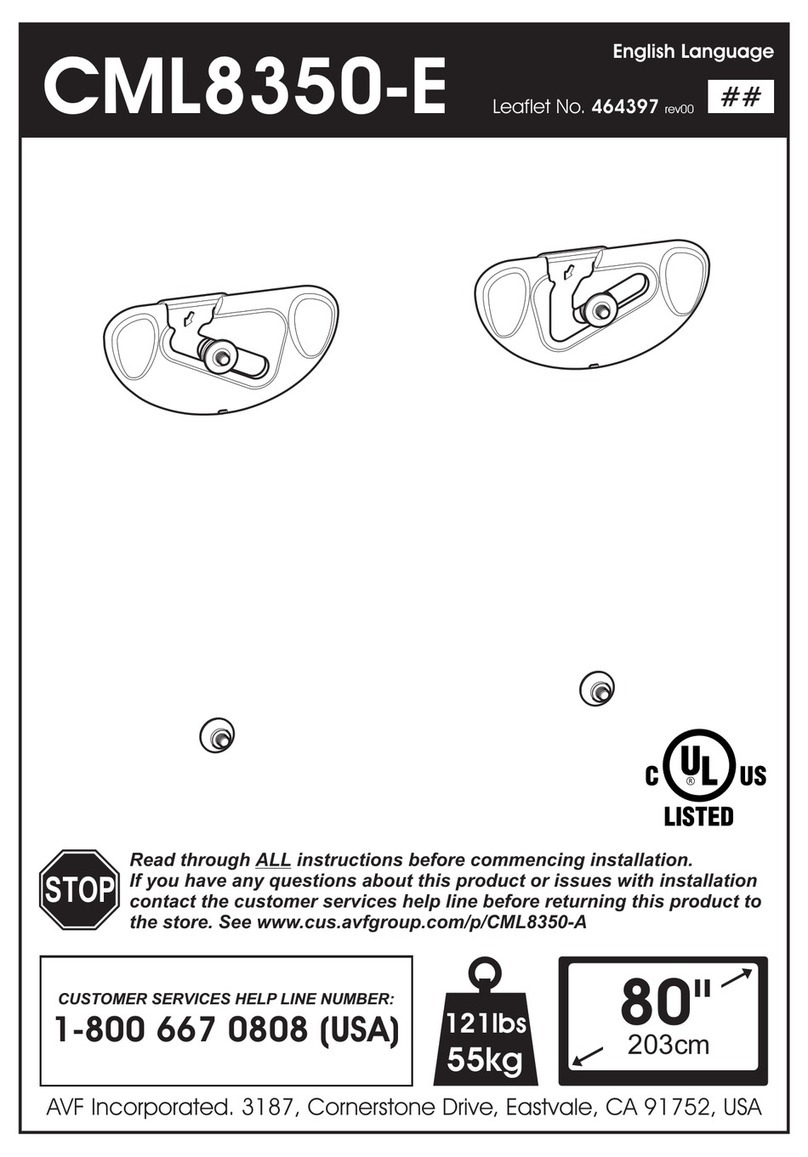 AVF CML8350-E User manual