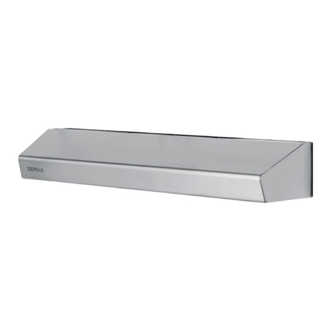 Zephyr Essentials Breeze I AK1124 Series Use, care and installation guide
