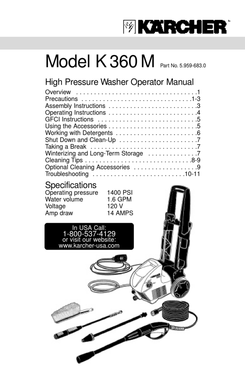 Kärcher K360 M Operator's manual