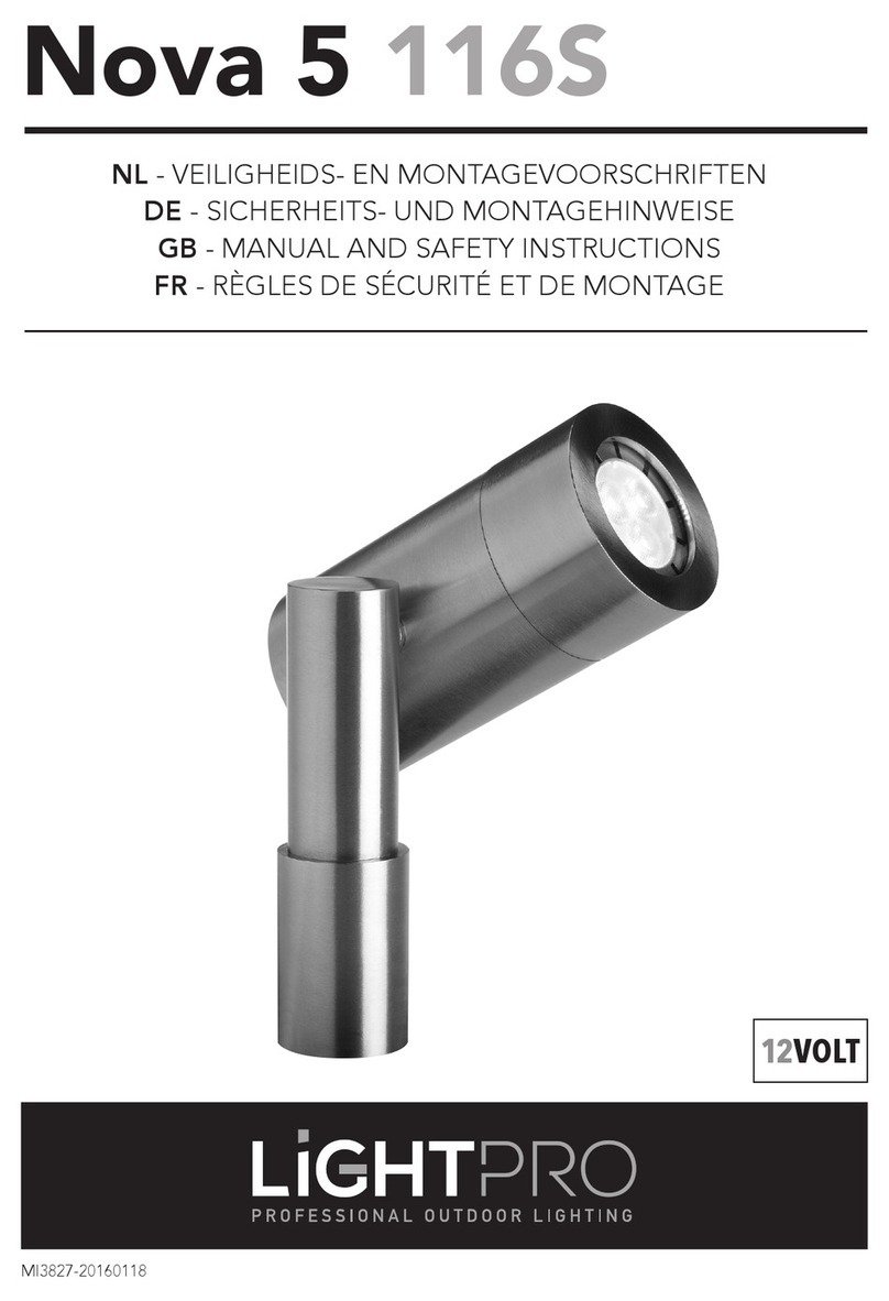 LightPro Nova 5 Operator's manual LightPro Nova 5 Operator's manual