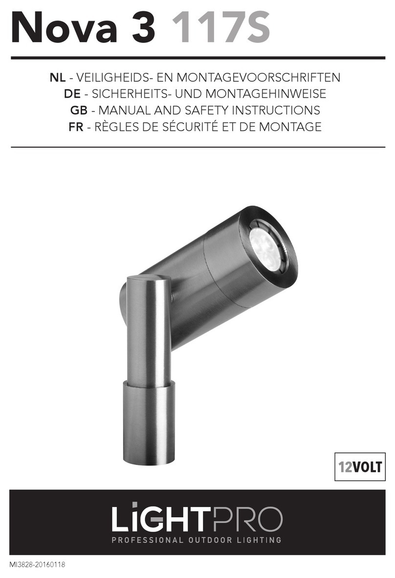 LightPro Nova 3 Operator's manual LightPro Nova 3 Operator's manual