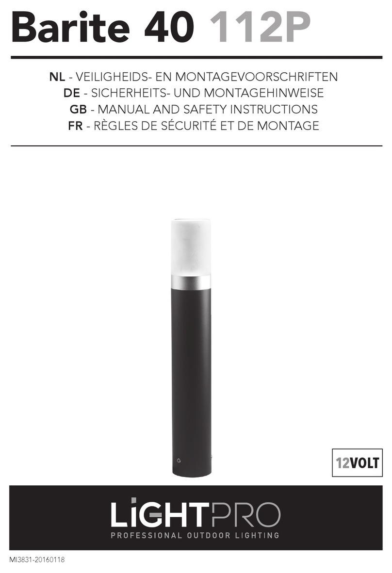 LightPro Barite 40 Operator's manual