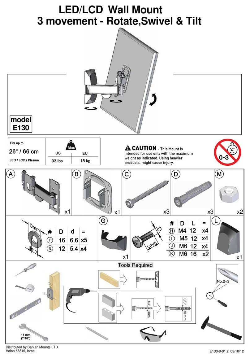 Barkan E130 User manual Barkan E130 User manual