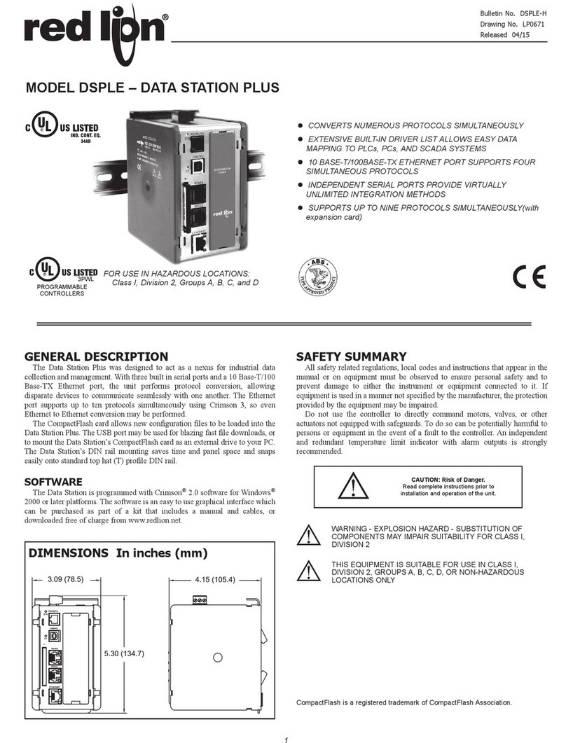red lion DSPLE manual