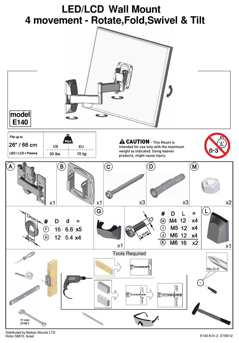 Barkan E140 User manual