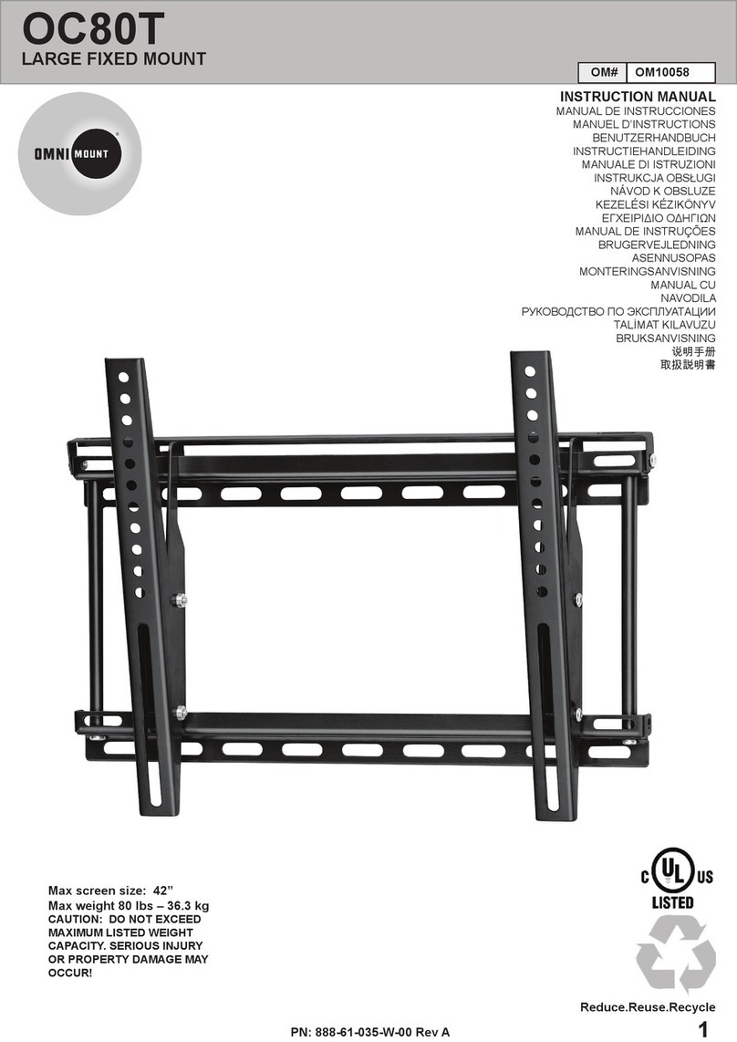 Omnimount OC80T User manual