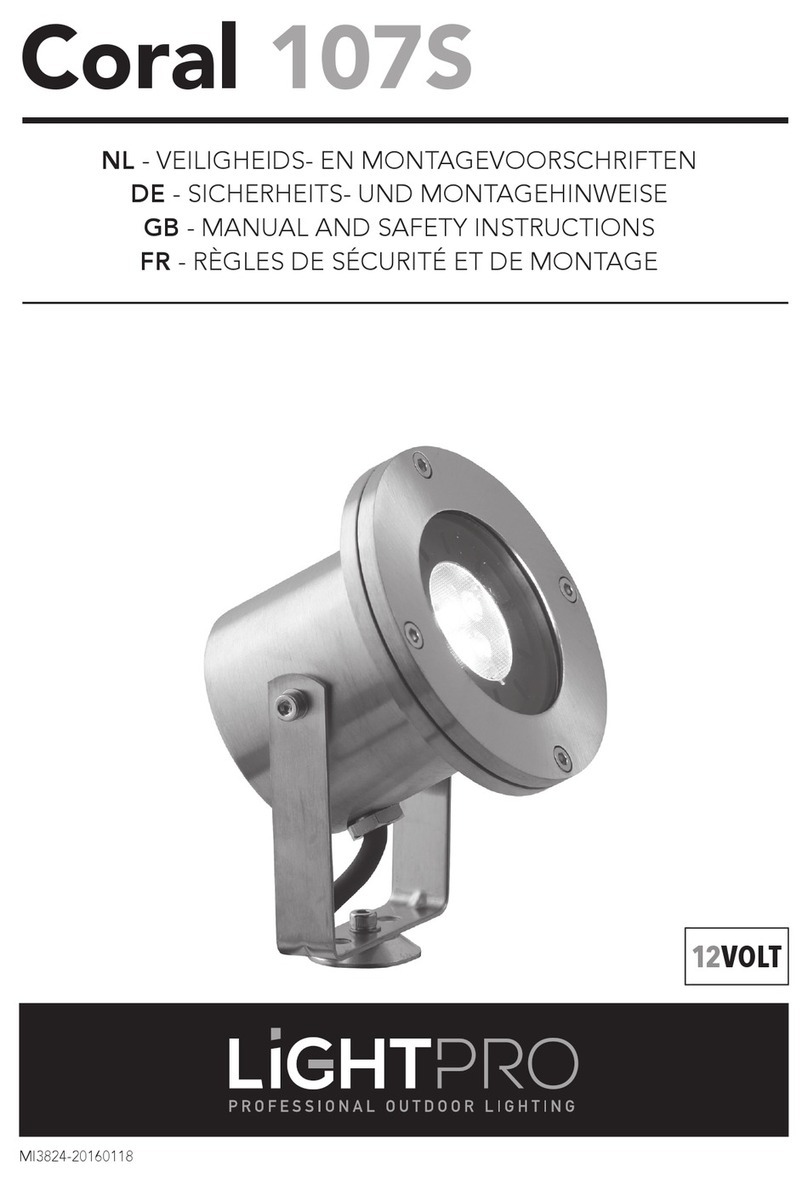 LightPro Coral Operator's manual LightPro Coral Operator's manual