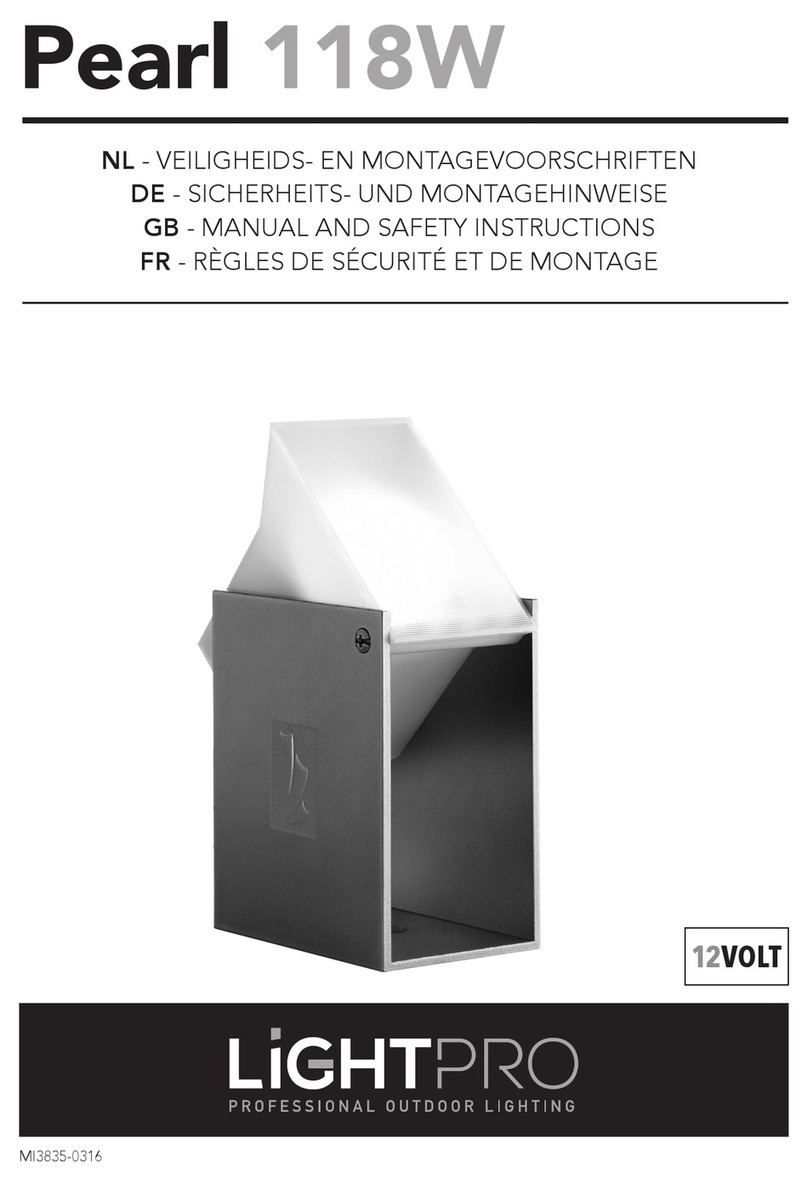 LightPro Pearl Operator's manual LightPro Pearl Operator's manual