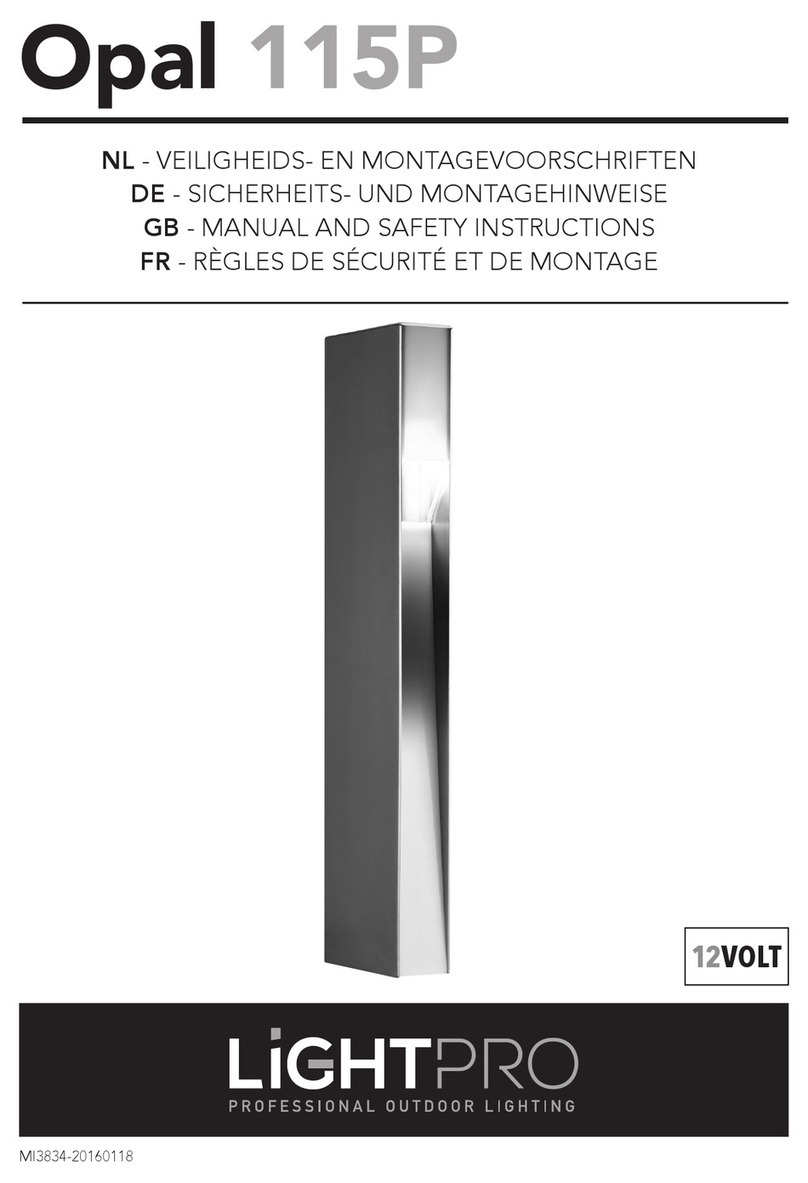 LightPro Opal Operator's manual