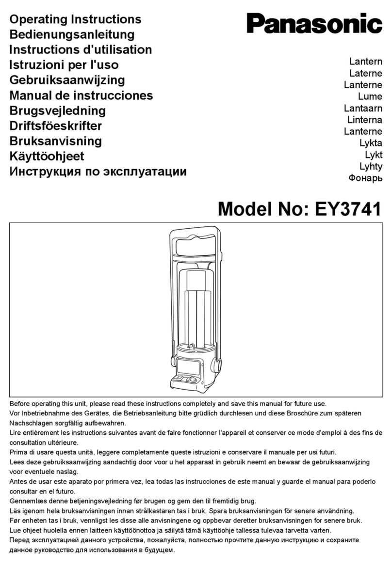 Panasonic EY3741B57 operating instructions